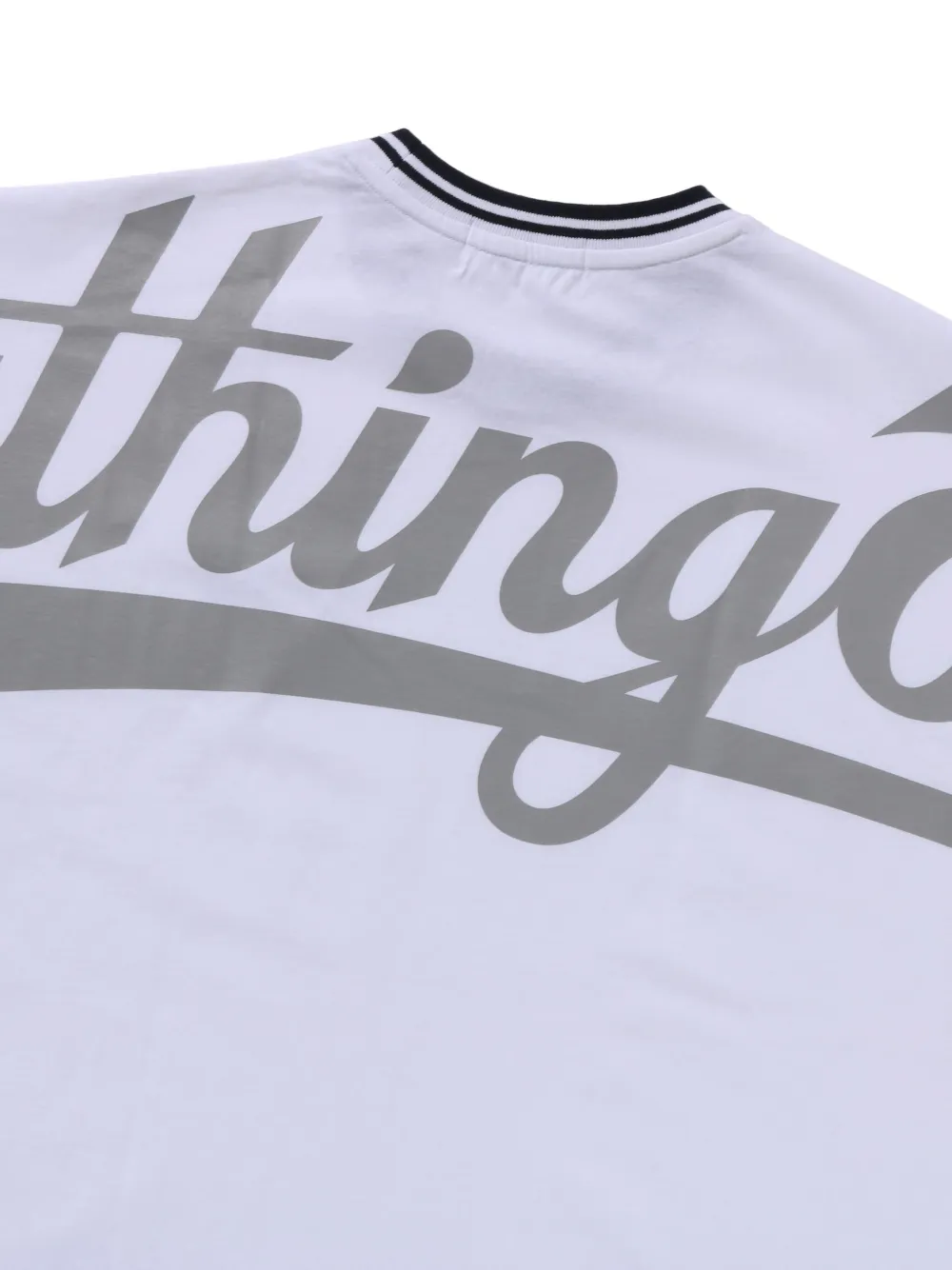 A BATHING APE T-shirt met logoprint Wit