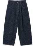 Musium Div. logo-patch jeans - Blue