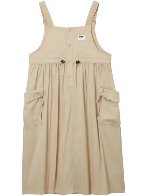 Musium Div. vestido midi con parche del logo