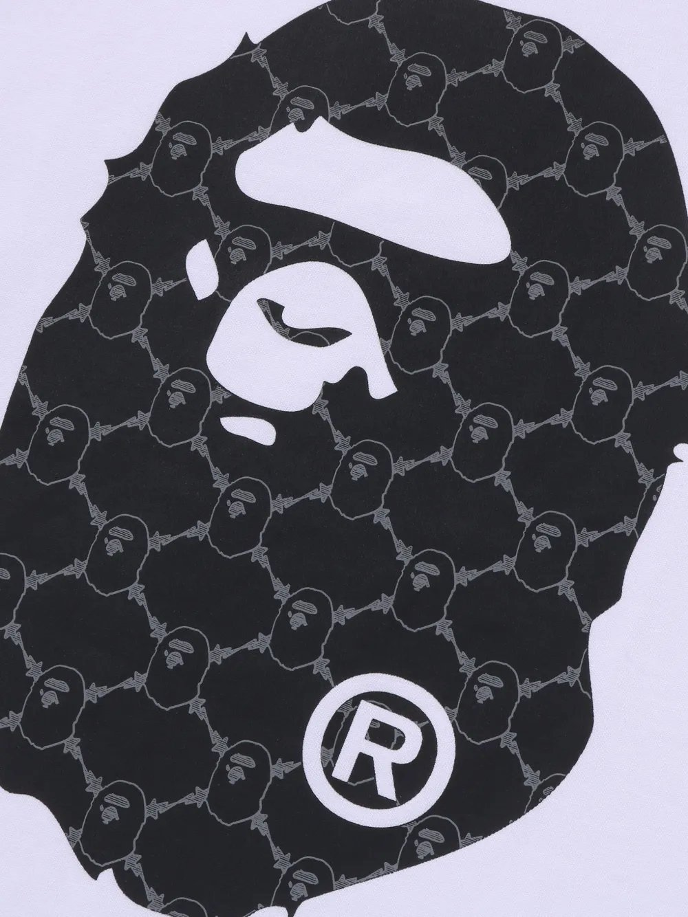 A BATHING APE® T-shirt met logoprint - Wit