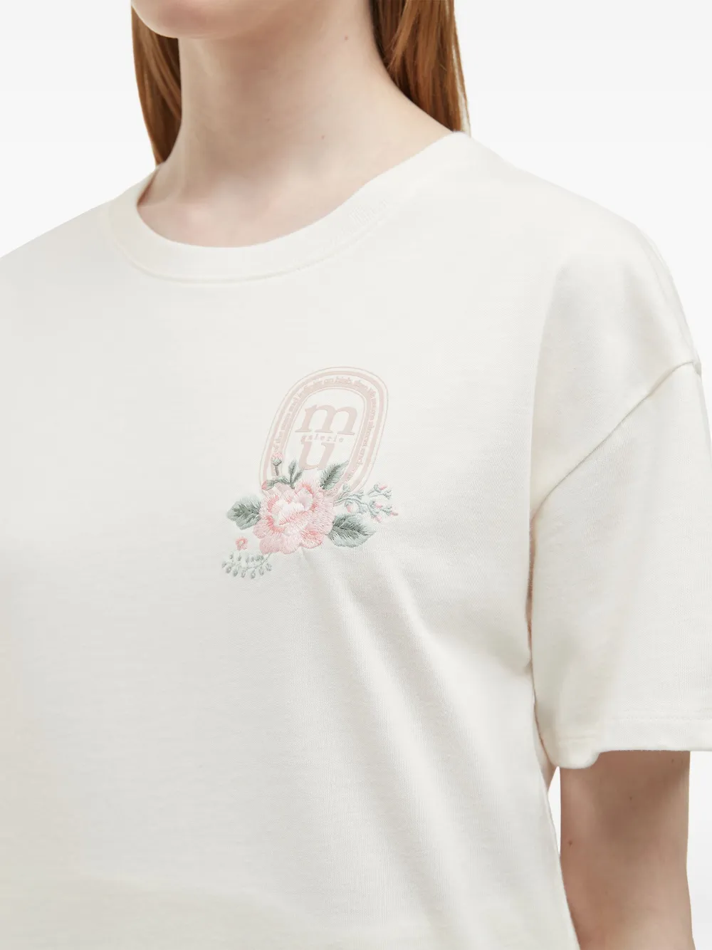 Musium Div. T-shirt met logoprint Wit