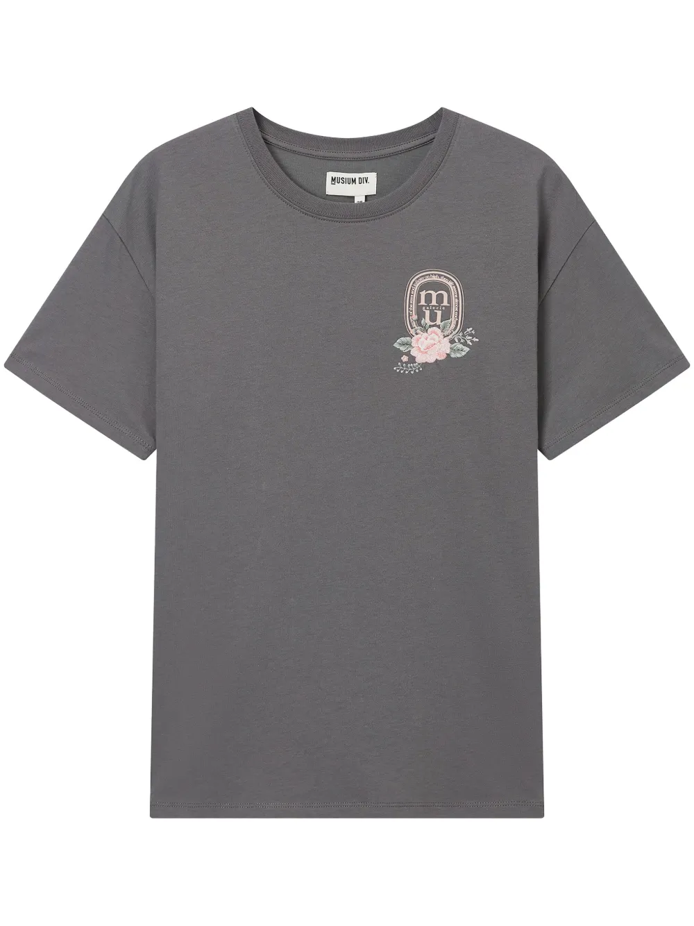 Musium Div. playera con logo estampado | gris | Image 1