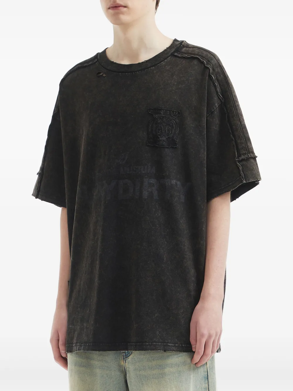 Musium Div. Katoenen T-shirt Zwart