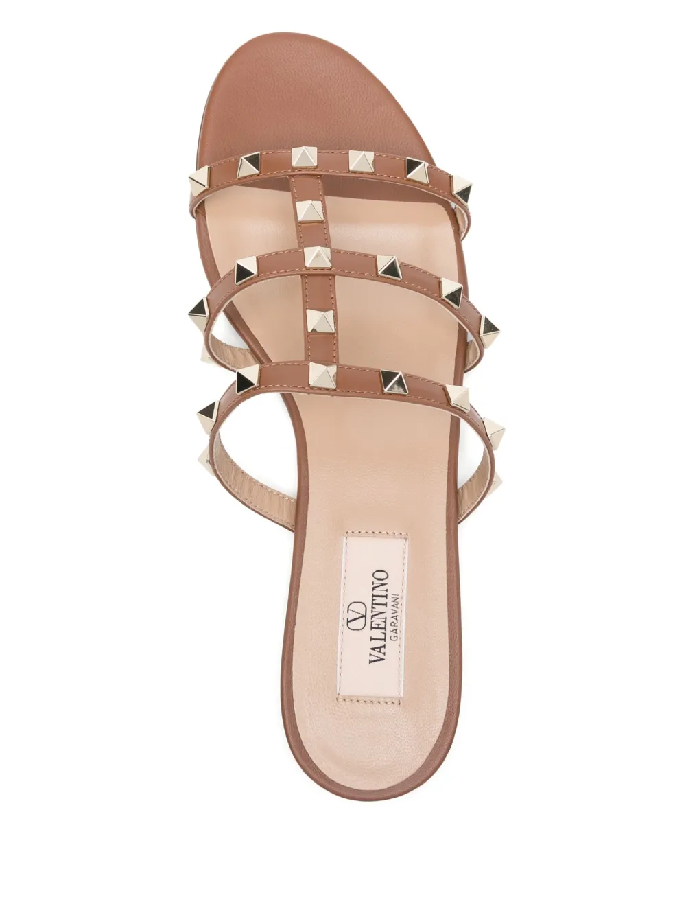 Valentino Garavani Rockstud sandals Brown