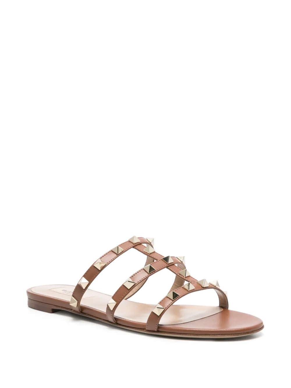 Valentino Garavani Rockstud sandalen - Bruin