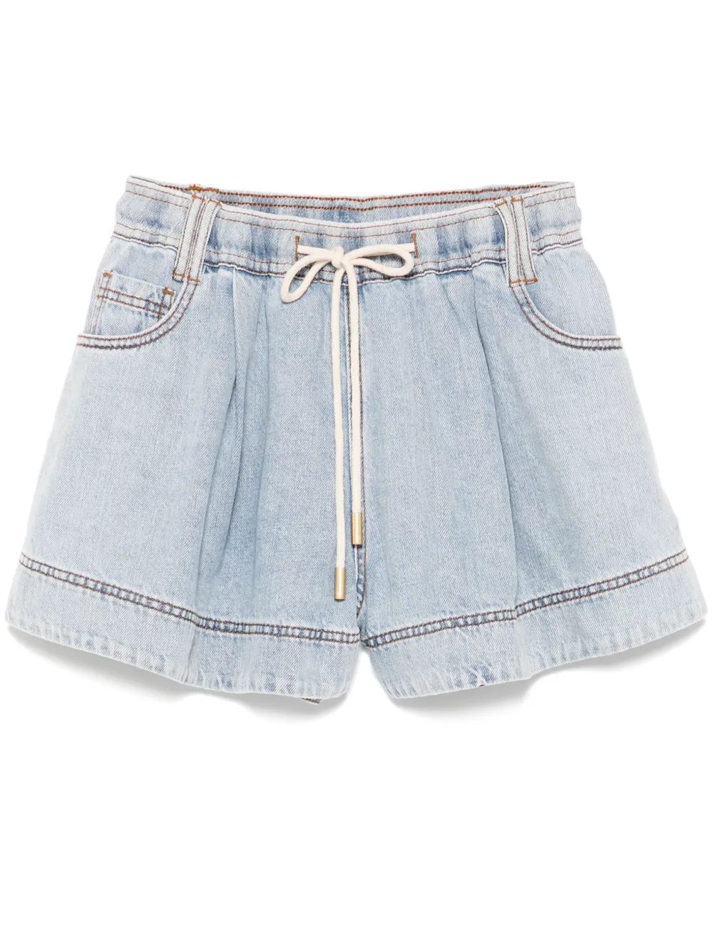 Aura denim shorts