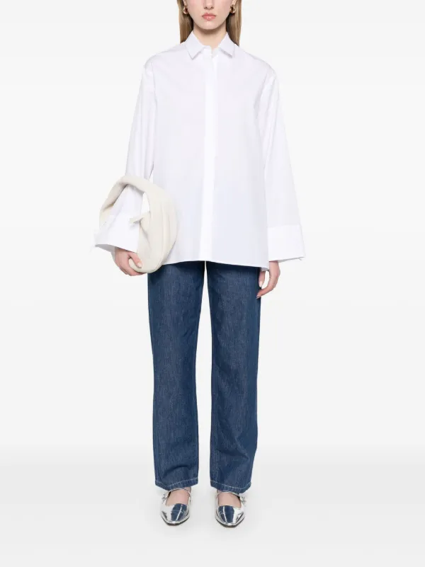 【送料&関税込】'S Max Mara Blue Cotton Polly Jeans S Max Mara Polly Jeans | Blue | FARFETCH