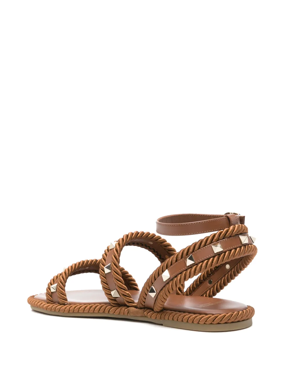 Valentino Garavani Rockstud sandals Brown