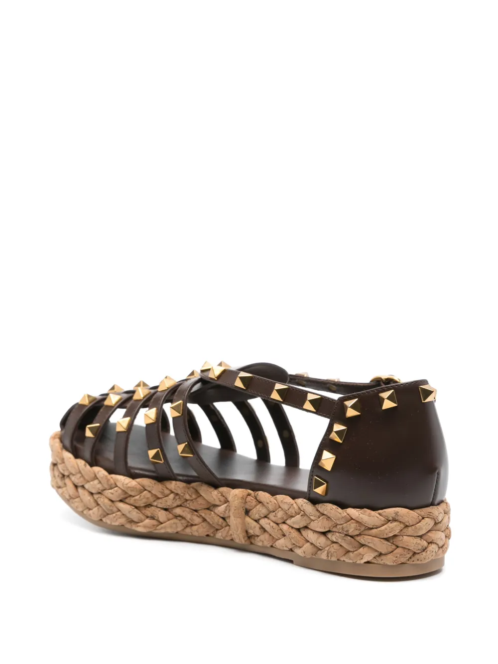 Valentino Garavani Rockstud sandals Brown