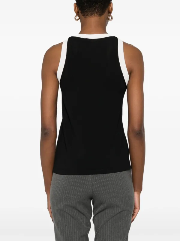 S Max Mara Slalom Tank Top | Black | FARFETCH
