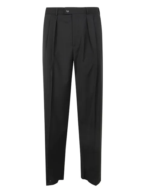 Emporio Armani pintuck detailing trousers