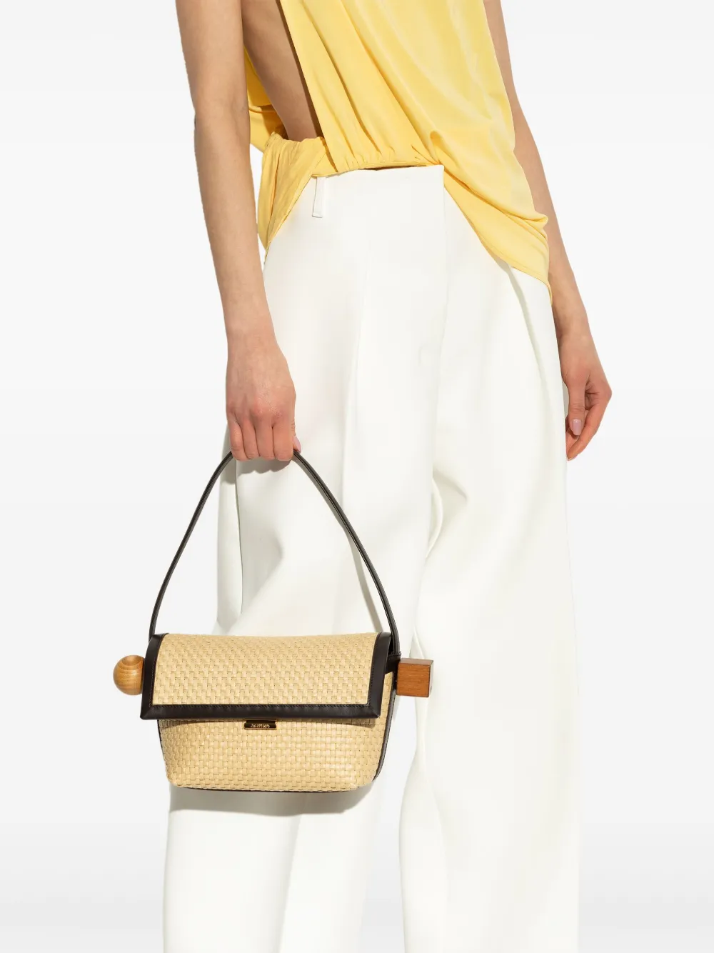 Jacquemus Le Rond Carre schoudertas - Beige