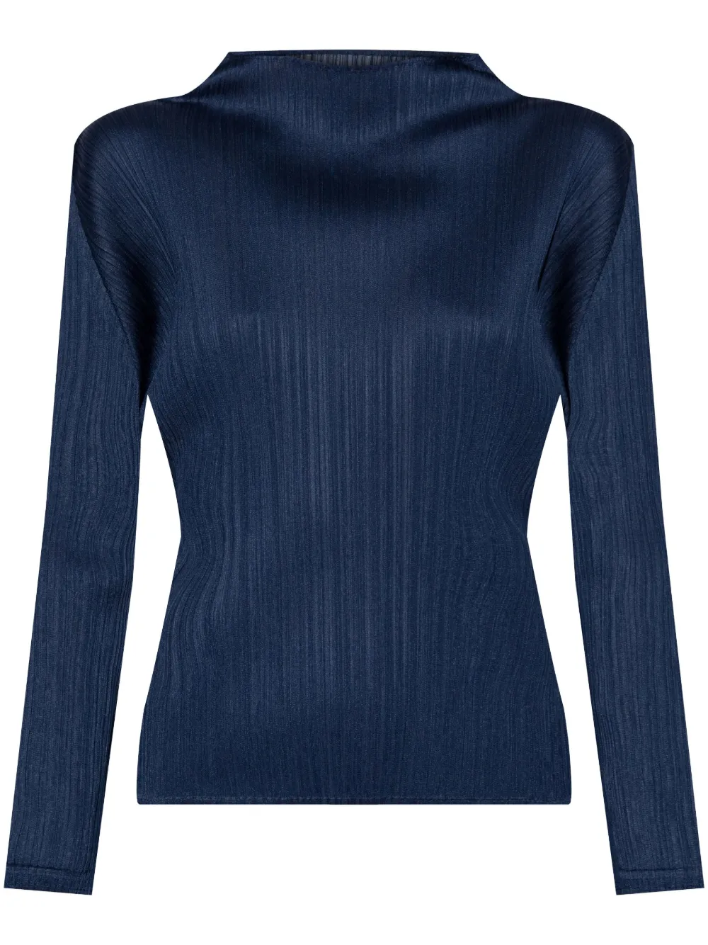 Pleats Please Issey Miyake Monthly Colors: February blouse Blauw