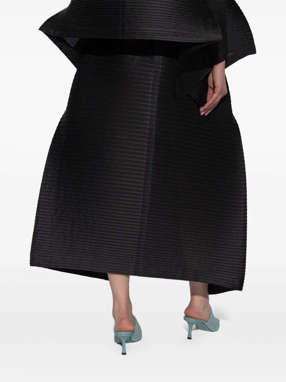 Issey Miyake Asymmetrische rok Zwart