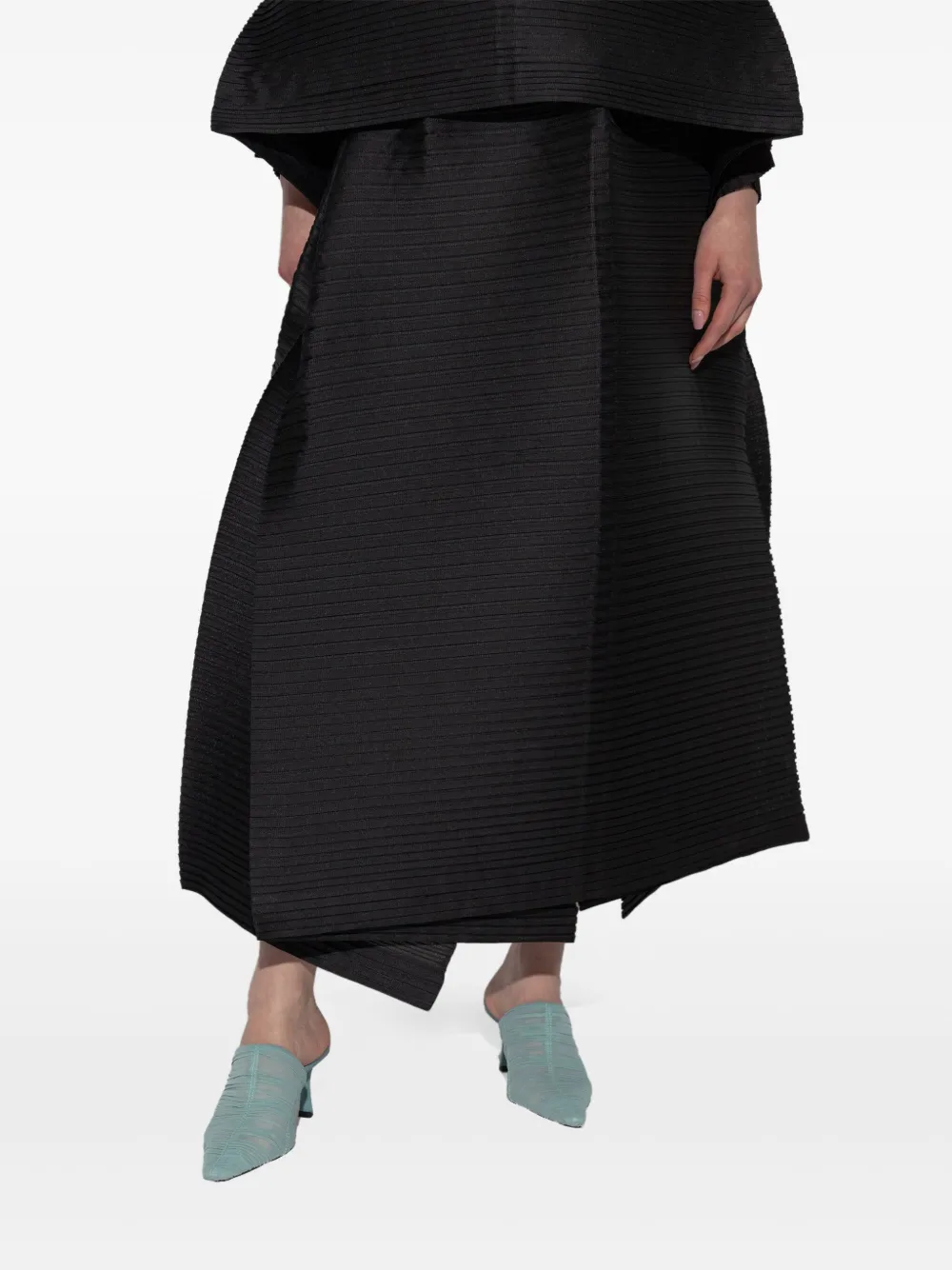 Issey Miyake Asymmetrische rok Zwart