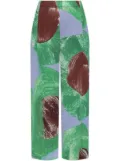 Pleats Please Issey Miyake pleated trousers - Green
