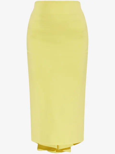 Jacquemus draped straight skirt 