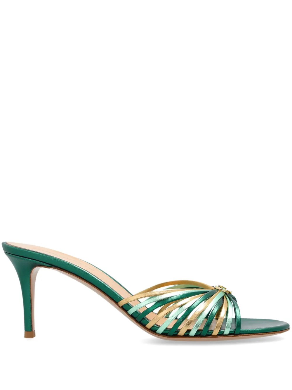 Gianvito Rossi Vyna mules Green