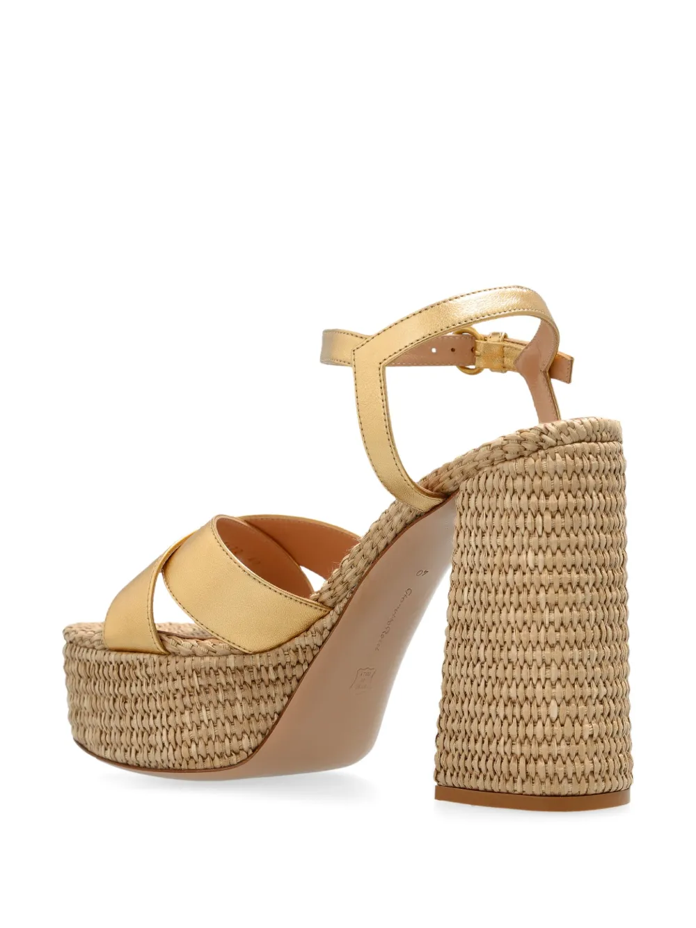 Gianvito Rossi 12mm Bebe sandals Gold