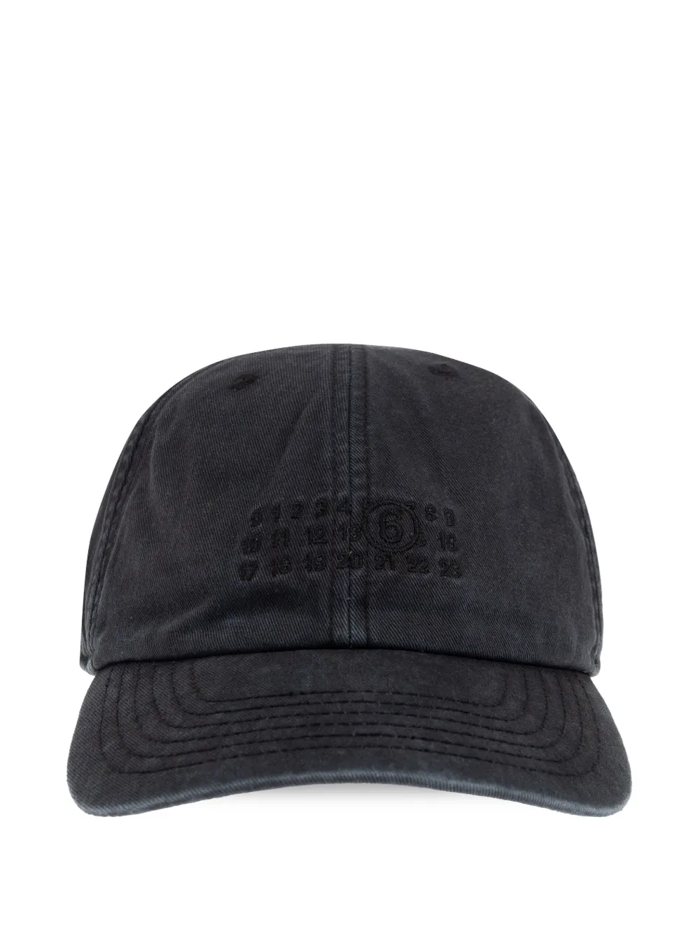 Signature numbers motif cap