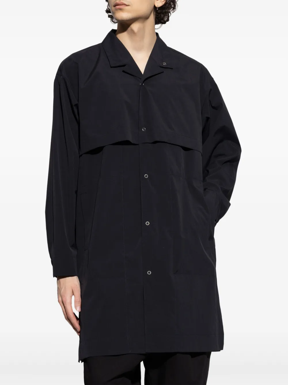Homme Plissé Issey Miyake Plissé overhemd Zwart