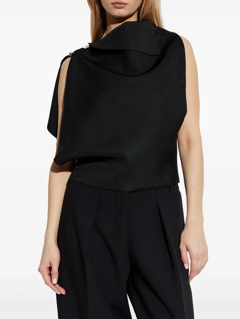 Jacquemus Trapèze top Zwart