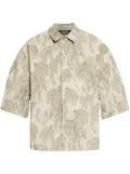 Jacquemus banana-jacquard shirt - Neutrals