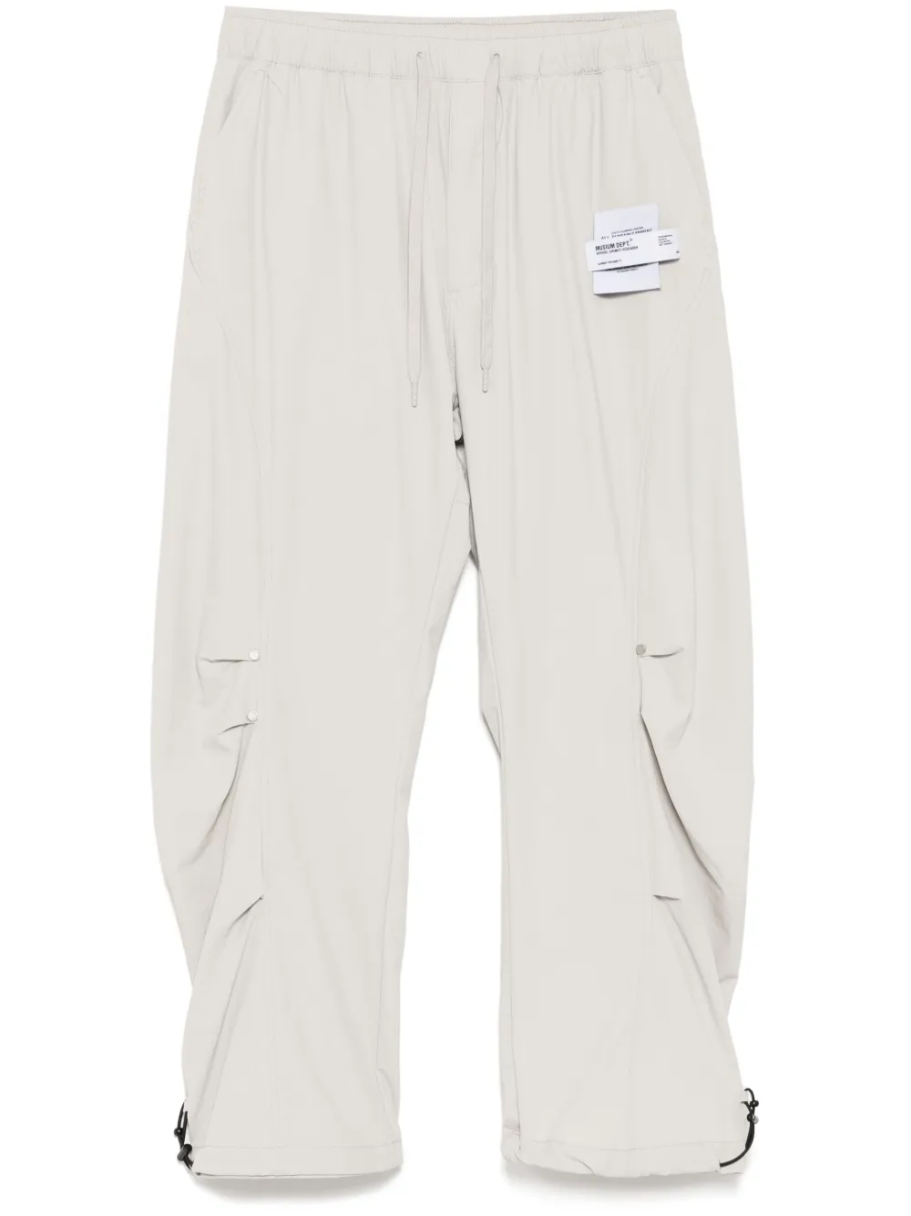 Musium Div. Broek met logopatch Beige