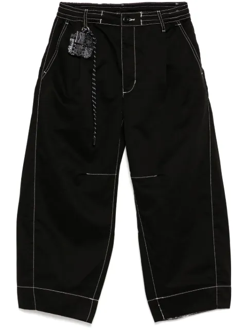 Musium Div. pantalones con cordones en la pretina