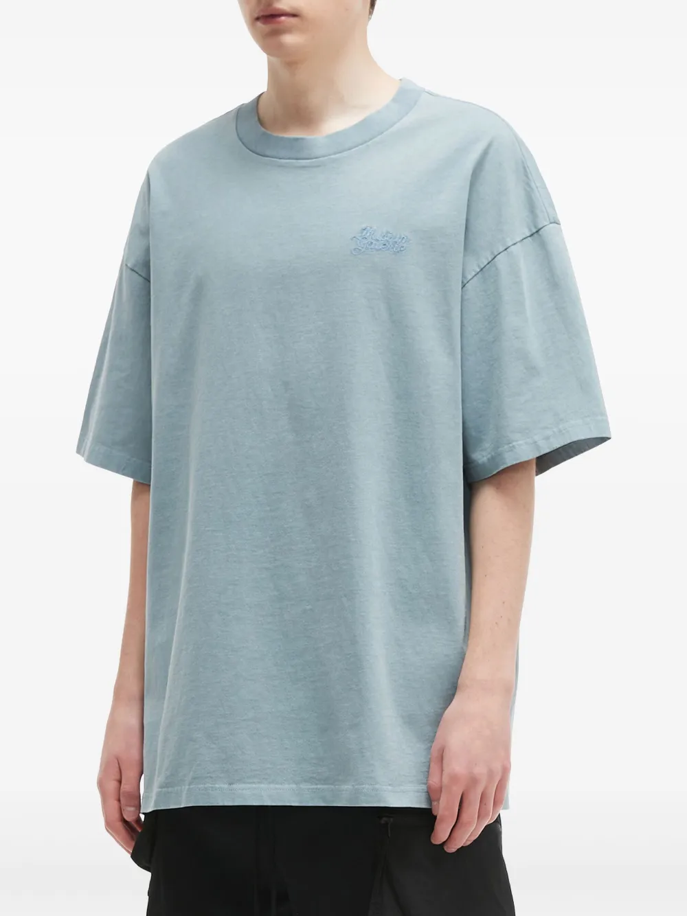 Musium Div. Katoenen T-shirt Blauw