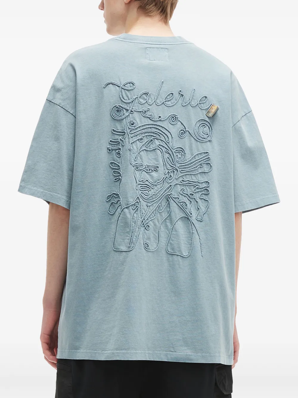Musium Div. Katoenen T-shirt Blauw