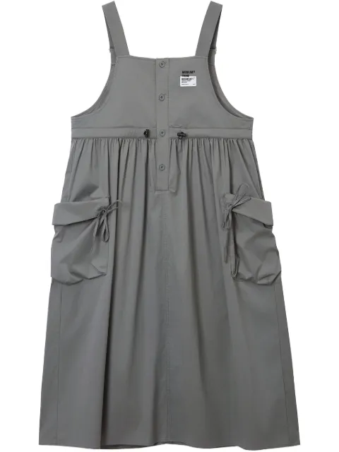 Musium Div. vestido midi con parche del logo