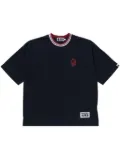 A BATHING APE® logo-print T-shirt - Blue