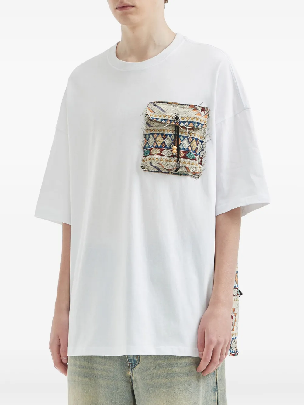 Musium Div. Katoenen T-shirt Wit