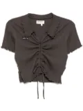 Musium Div. ribbed T-shirt - Grey