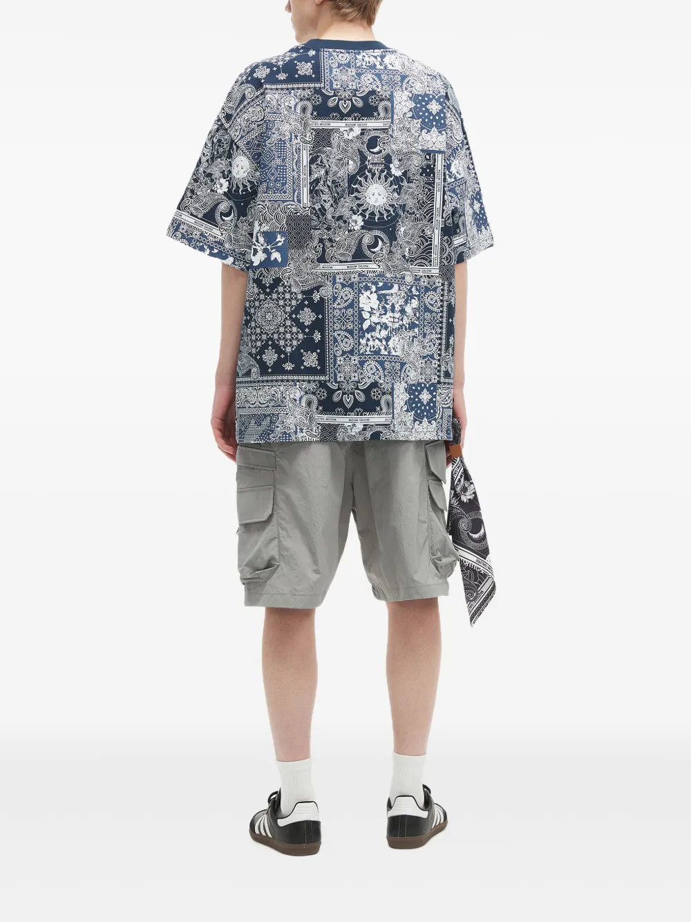 Musium Div. Katoenen T-shirt Blauw