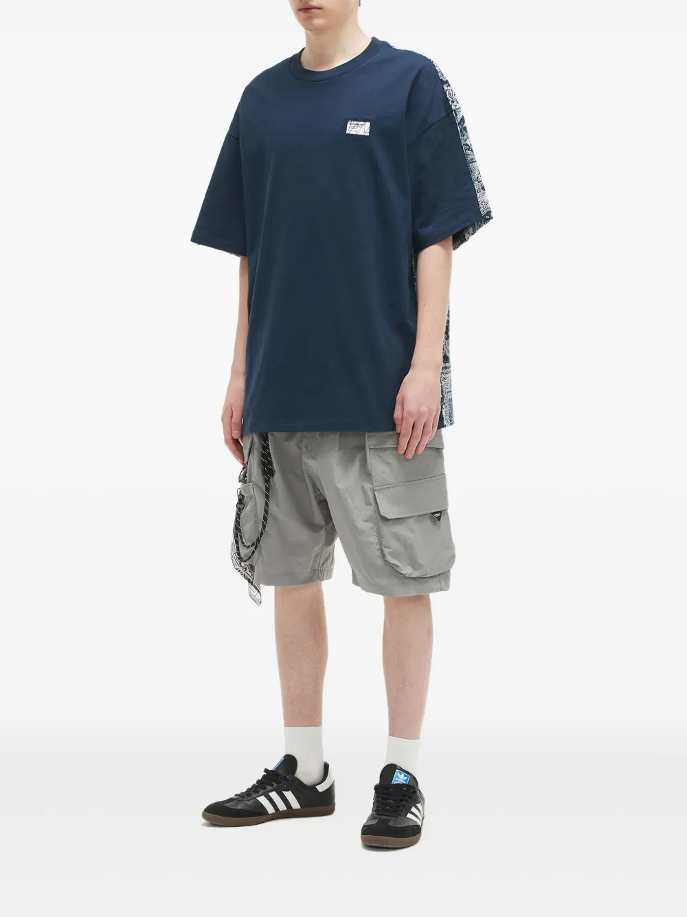 Musium Div. Katoenen T-shirt Blauw