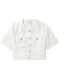 BAPY BY *A BATHING APE® tweed top - Neutrals