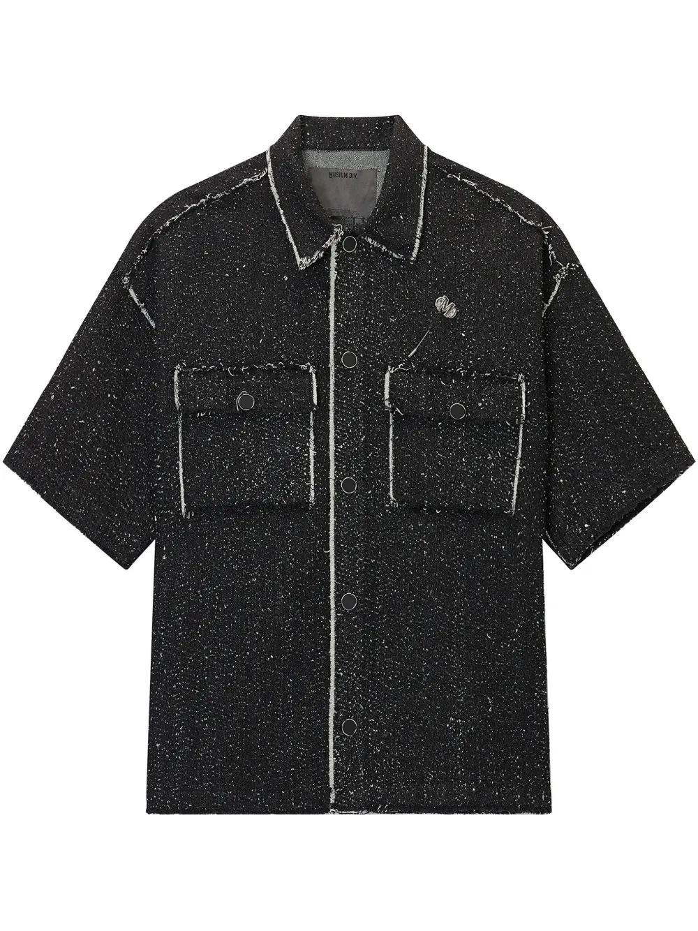 Musium Div. Button-up overhemd Zwart