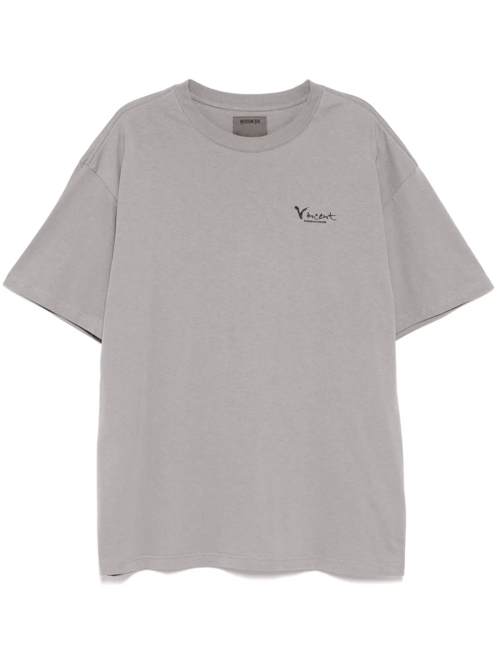 Musium Div. playera con logo estampado | gris | Image 1