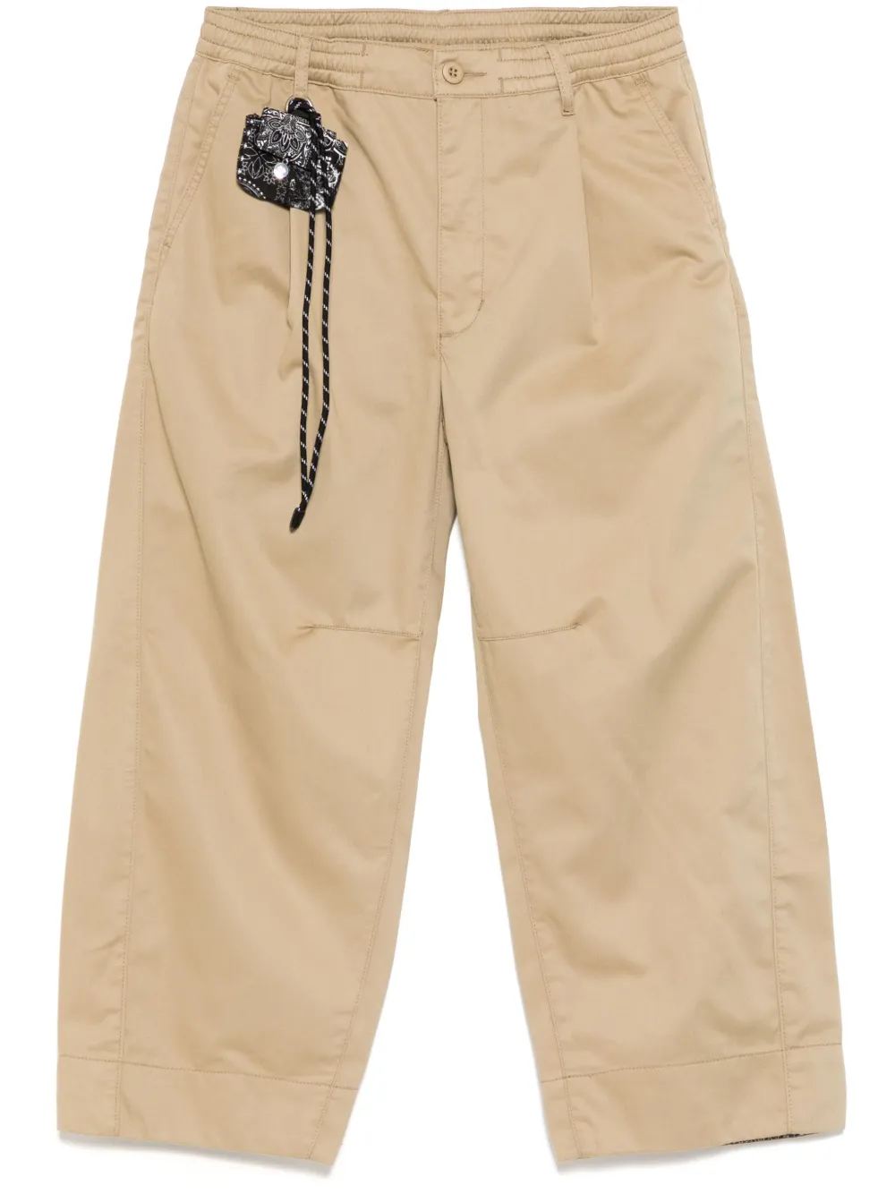 Musium Div. Broek met trekkoord Beige