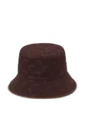 Marine Serre Moon bucket hat - Brown