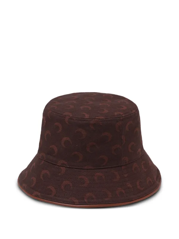 帽子 Marine serre MOON LEATHER BUCKET HAT 26690376-1_1.jpg