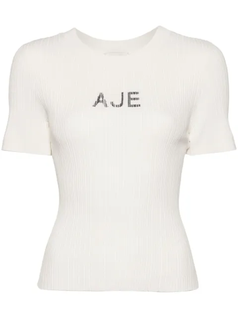 Aje ribbed top
