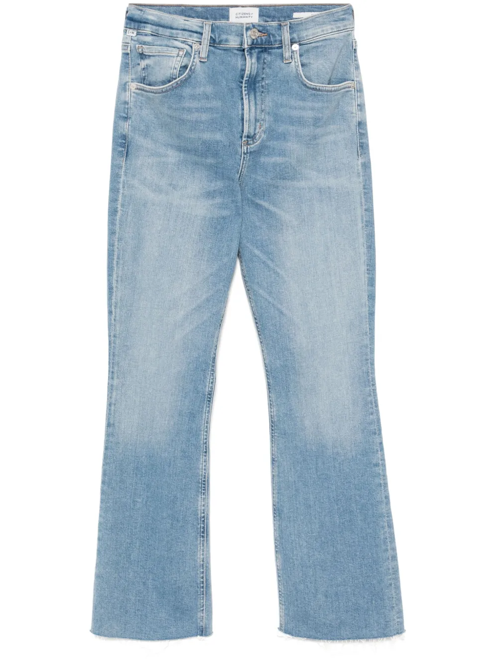 Isola cropped bootcut jeans