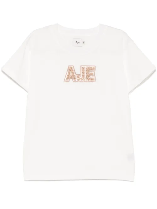 T-shirt Devotion à logo tressé - Aje - Modalova
