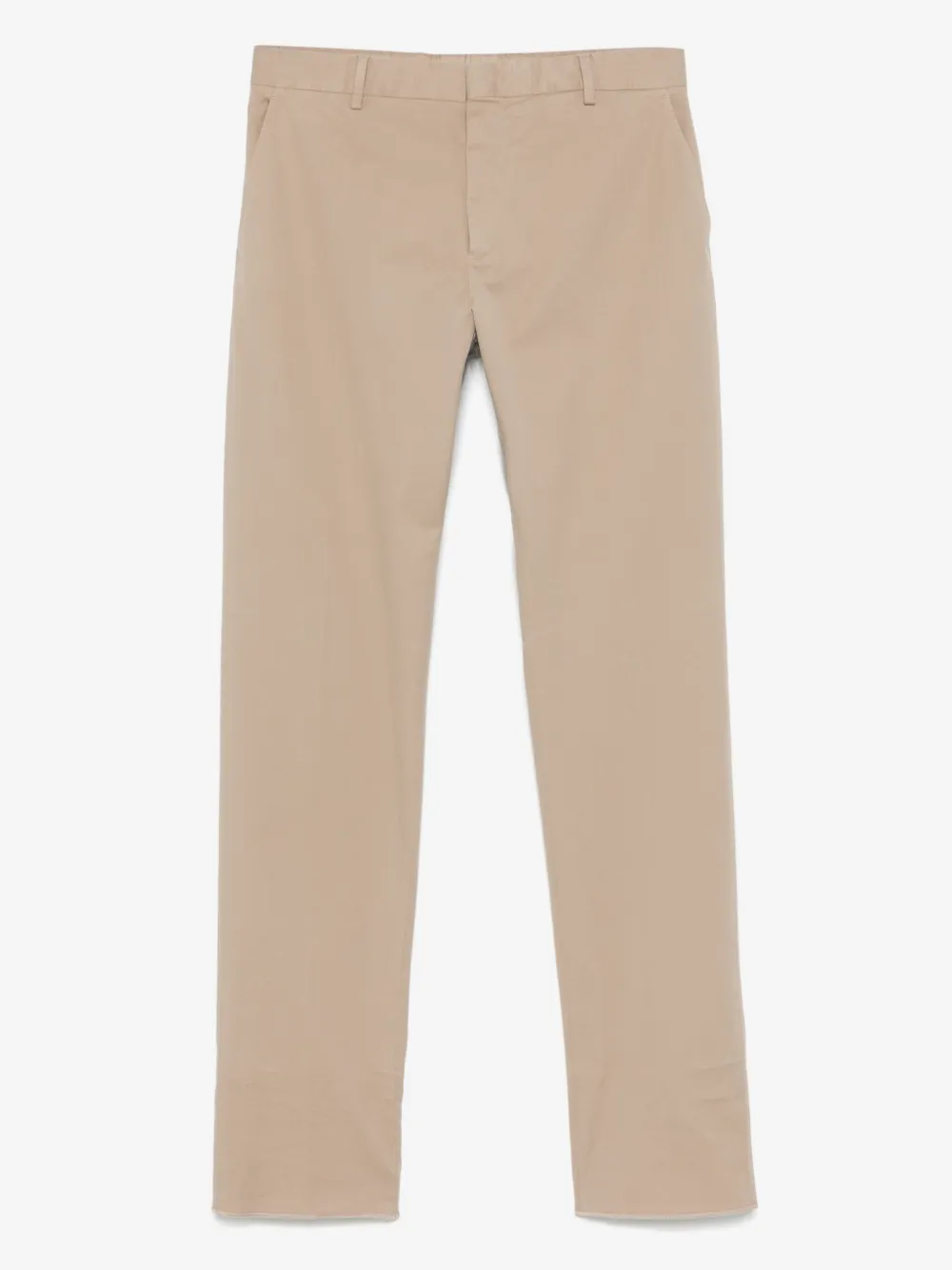 Zegna 테이퍼드 치노 팬츠 | 뉴트럴 | Image 1