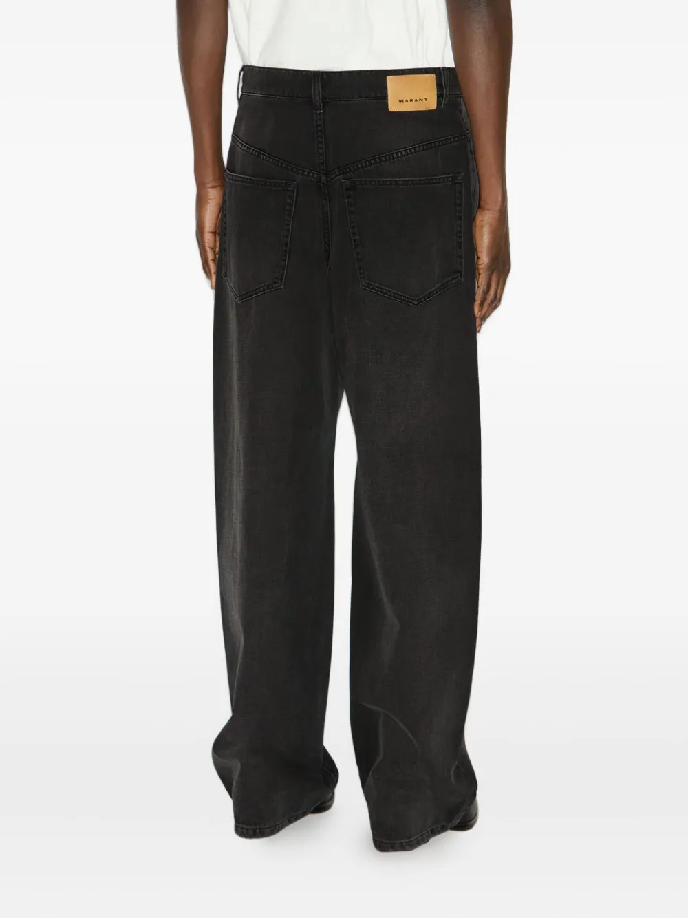 Isabel Marant Jameson Wide-leg Trousers In Black