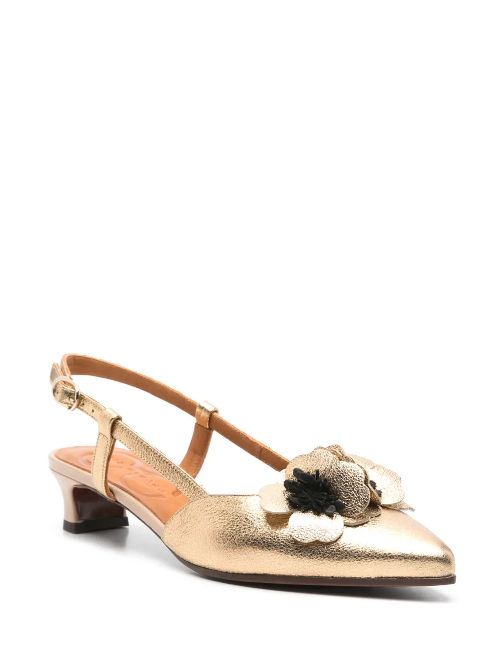 Chie Mihara 40mm Hazel pumps Gold