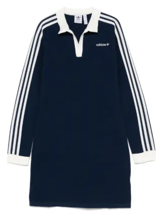 Adidas ニット ポロワンピース | ブルー | FARFETCH JP